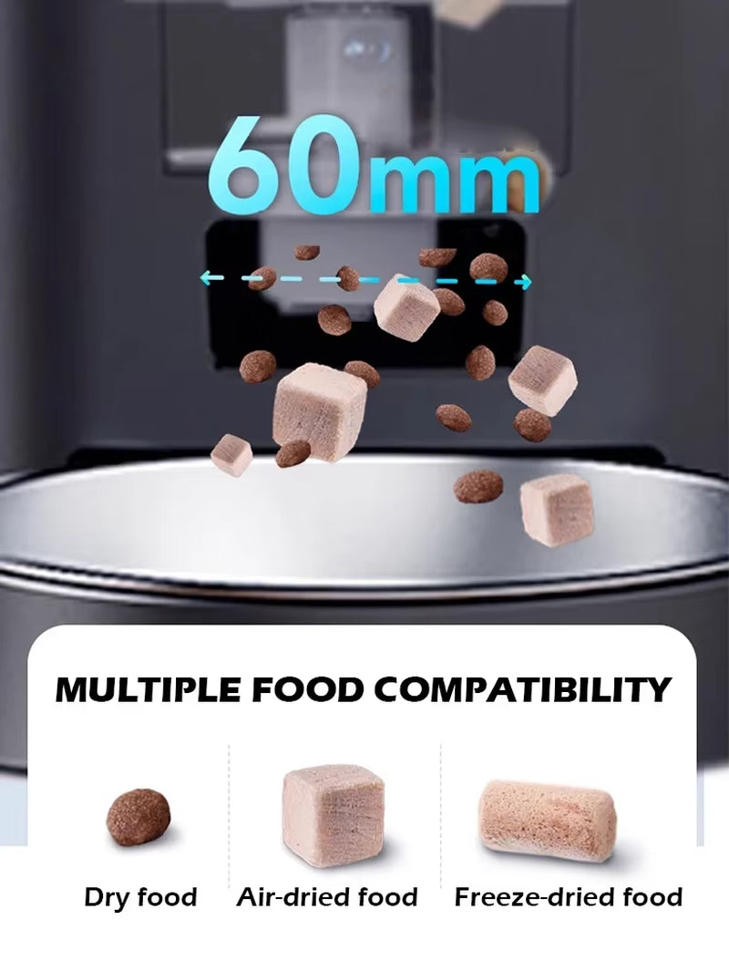 8L Smart Automatic Pet Feeder – 1080P Camera, WiFi App Control
