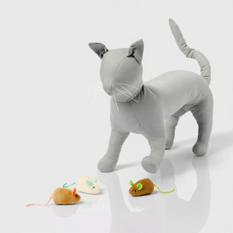 Mouse Cat Toy Set Three Pack