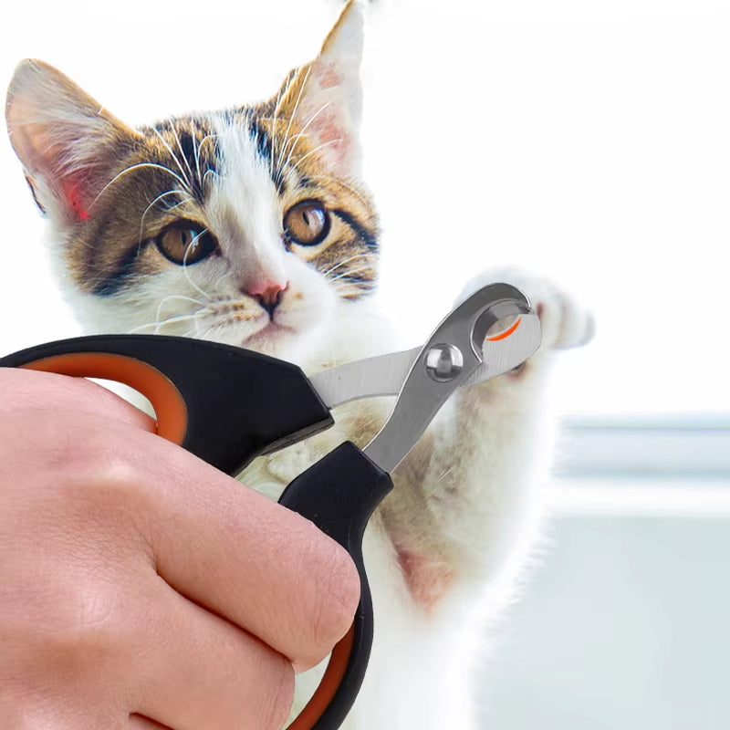 Half-Moon Pet Grooming Nail Scissors for Cats, Dogs & Small Pets