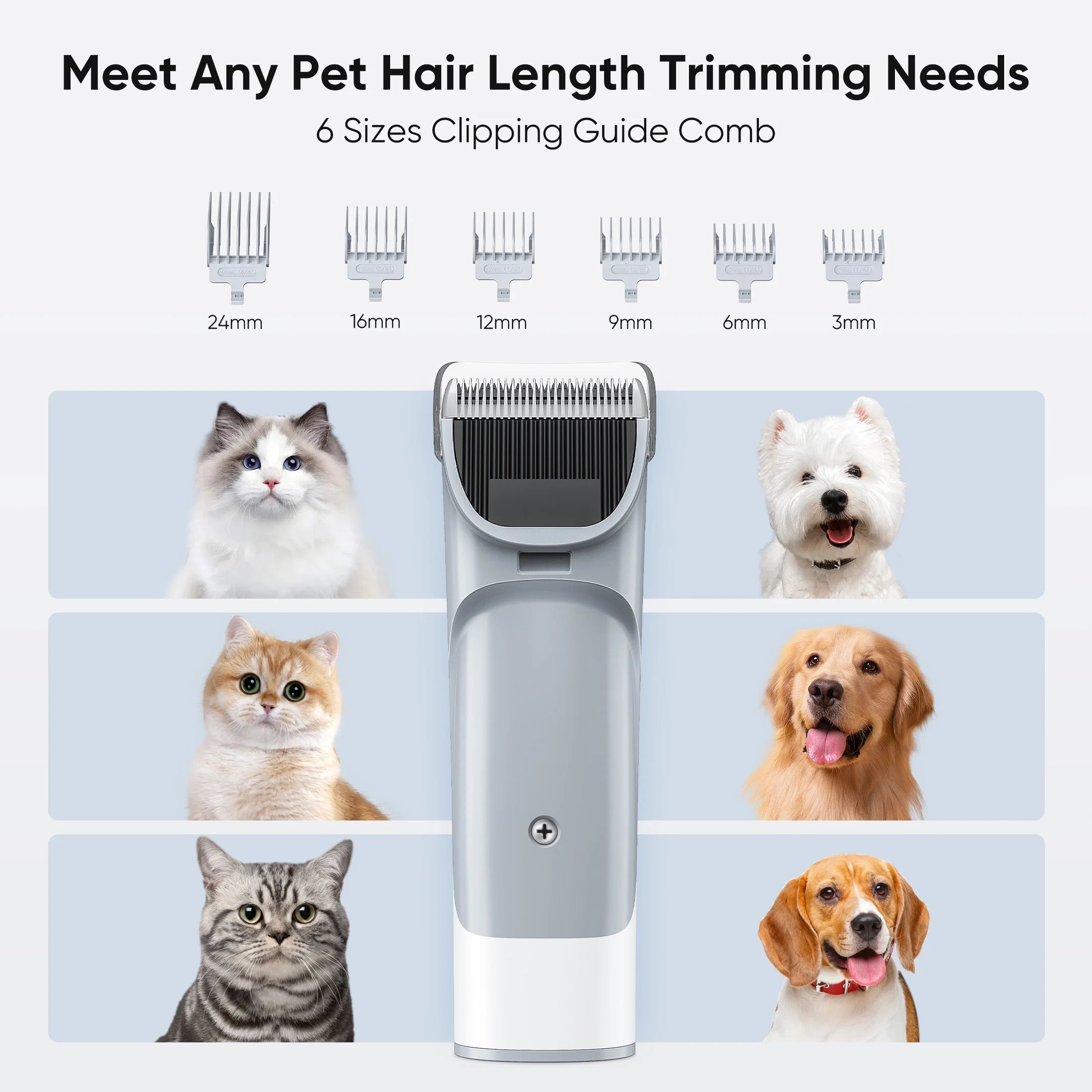 All-in-One Pet Grooming Vacuum Kit (2.5L)